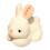 Lying-Down Bunny Plush Toy 7.87 inch Soft Stuffed Doll 1