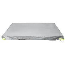 Tipping Trailer Cover for Lawn Tractor, Waterproof Heavy Duty Utility Wagon Tow Cover Outdoor Steel Dump Cart Cover Cargo RV Trailer Camper Covers