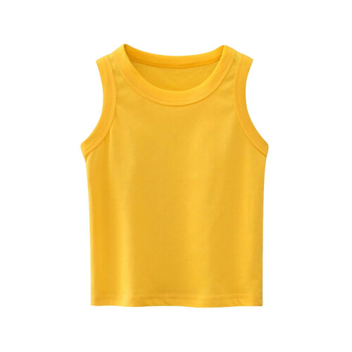 Cotton Sleeveless Ribbed Undershirts for Kids