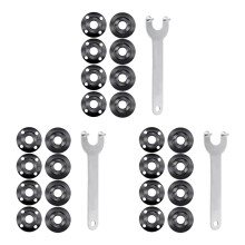 3X Angle Grinder Nut, 5/8-11 Grinder Flange Angle Metal Locking Nut