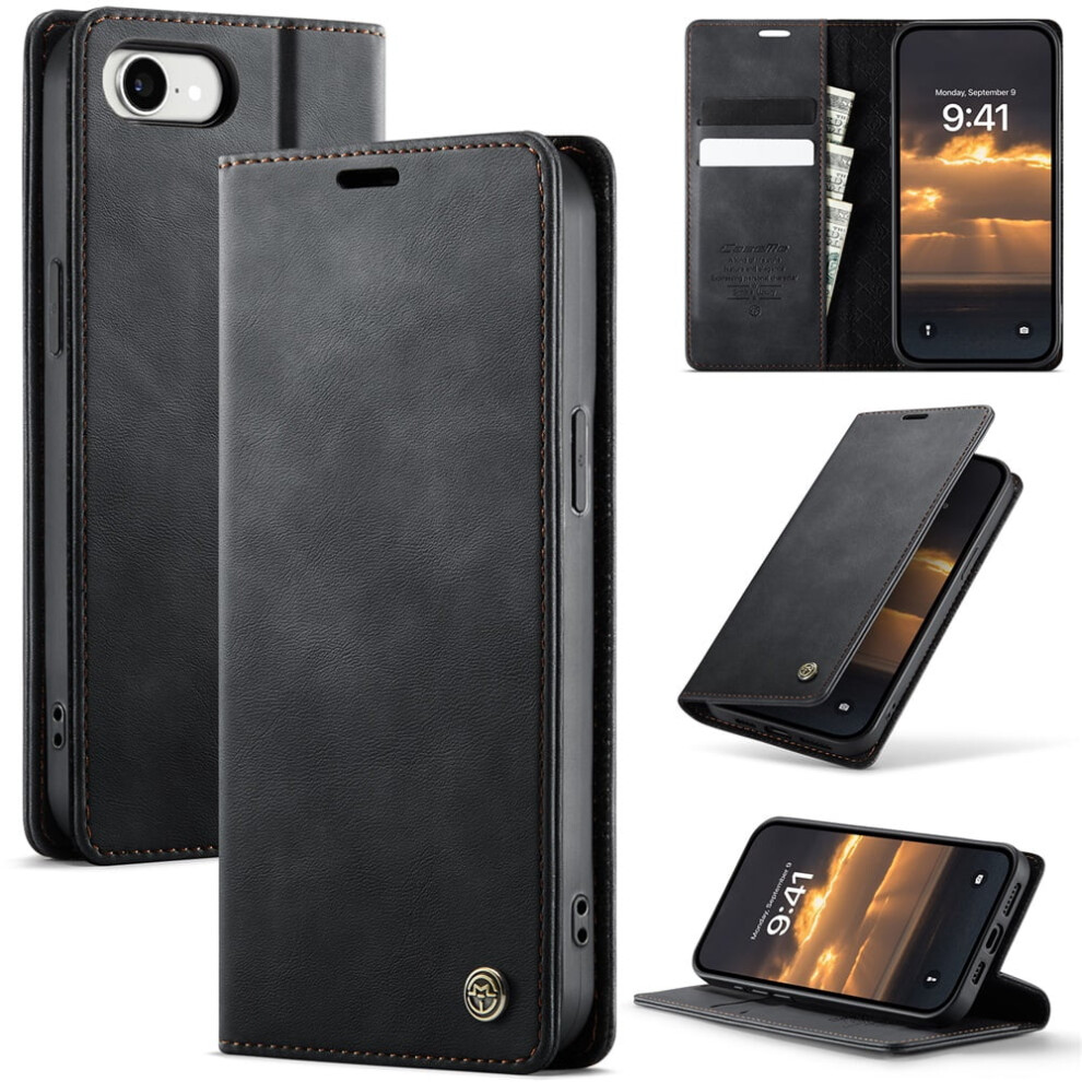 Caseme Calf Leather Wallet Case For Iphone 16E Â Rfid 971050413495