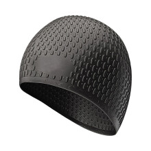 Swimming Cap Unisex Waterproof Silicone Large Size Ergonomic Swimming Hat for Adults Long Hair
