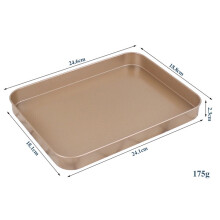 Large Rectangular Nonstick Baking Sheet Pan for Cakes 1Pcs 9.67.30.9in