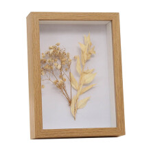 4x6 IN Small Shadow Box Frame with Real Glass – Display Case for Memorabilia, Pins, Awards, Photos & More (Compatible with A)
