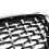 For  5 Series  F07 Hatchback 2010-2017 Car Silver Diamond Meteor Style Front Grille 3