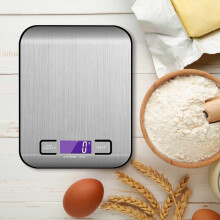 Digital Food Scale LCD Display Stainless Steel 4 Units