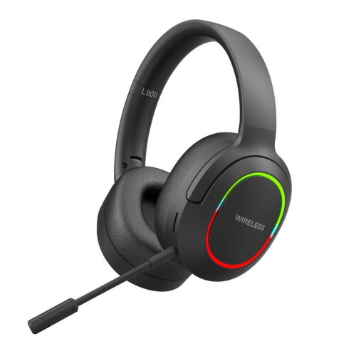 Wireless Gaming Headset For PS4, PS5, Xbox, Switch, PC Foldable Noise-Cancelling-Black