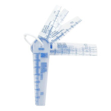 4X Calibre de Espesores de Plástico de 0,05 A 2 mm, Herramientas de Medición de Espesores, Calibre de Espesores 20 en 1 para Medir Espacios