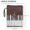 Polyester Piano Musical Note Book Sleeve with Zipper 7