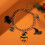 Halloween Bracelet Ghost Pumpkin Charm Stretch Beaded for 1