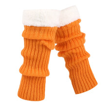 Leg Warmers for Women Winter Retro Knitted Leg Warmers Crochet Long Boot Socks Christmas Thickened Warm Socks for Women Adult Party Dance Yoga