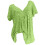 Women's Sequin Tops Plus Size Deep V Half Sleeve 1
