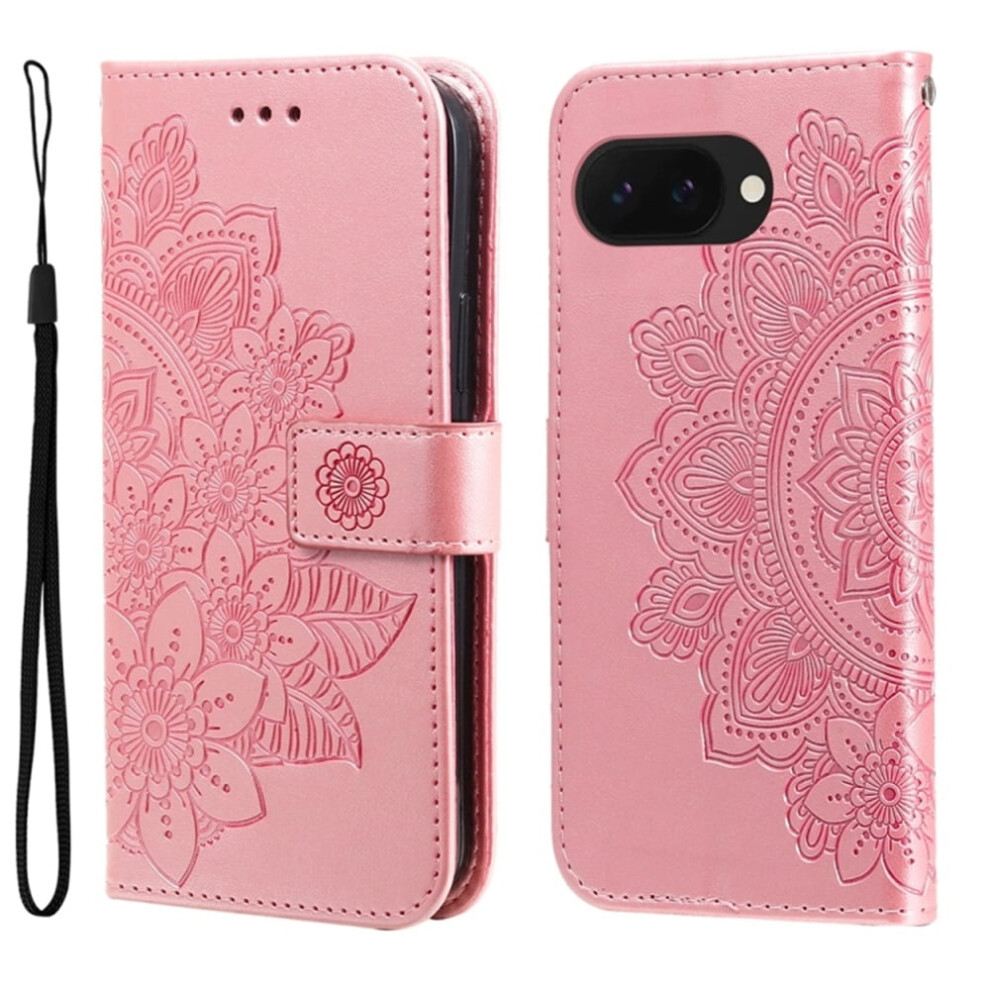 Pu Leather Flip Wallet Case For Google Pixel 9A 6.3 Pink 971050405001