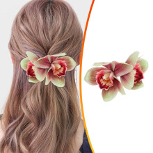 Hawaiian Hair Flowers Hibiscus Clips 2-Pack