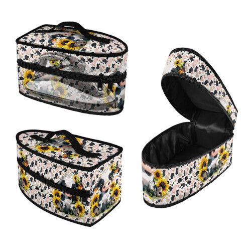 Iron Carrier Bag Polyester Sunflower Pattern 1 Piece