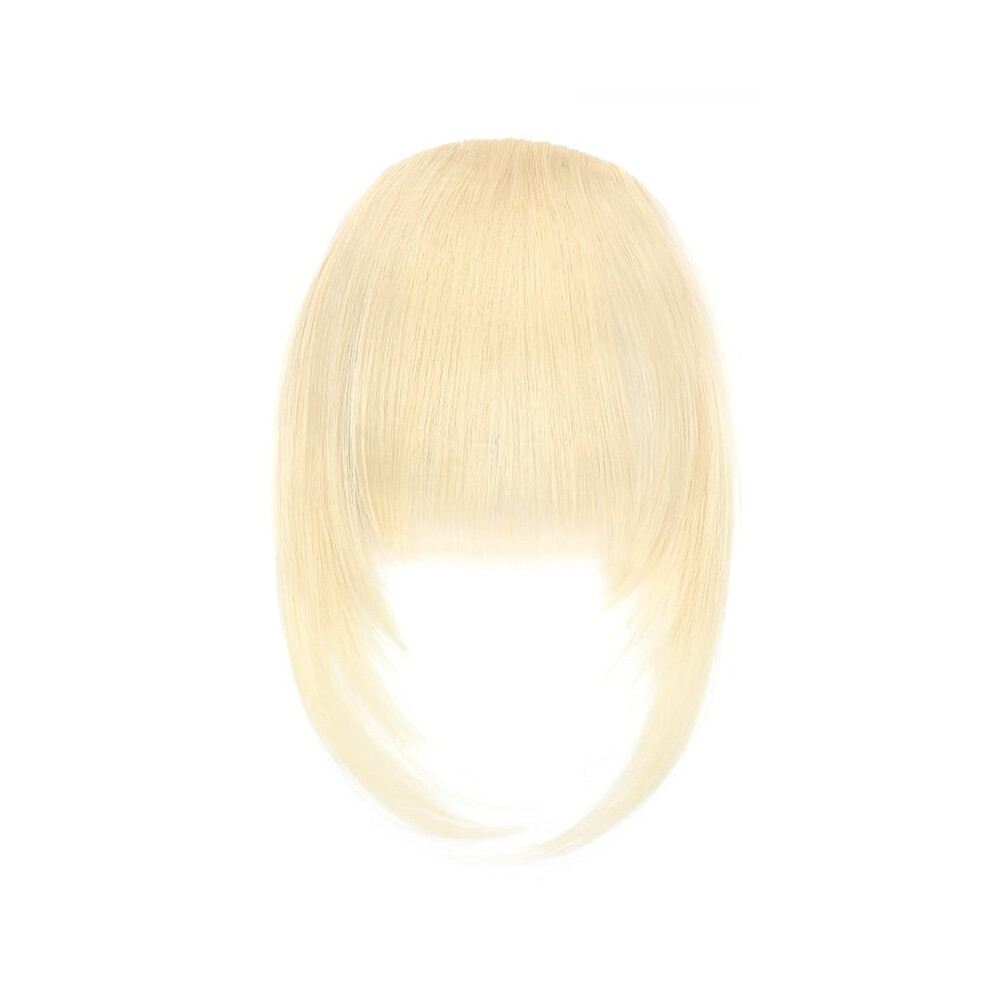 Synthetic Fiber French Bangs Extensions Dirty Blonde Temple