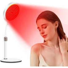 Red Light Therapy Lamp, Red Light Therapy for Face and Body, Red Light Device with Adjustable Bracket for Skin,Relaxation, Pain Relief, Anti-Aging