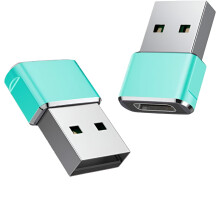 USB to USB-C Adapter Type-C Female to A Male 2-Pack