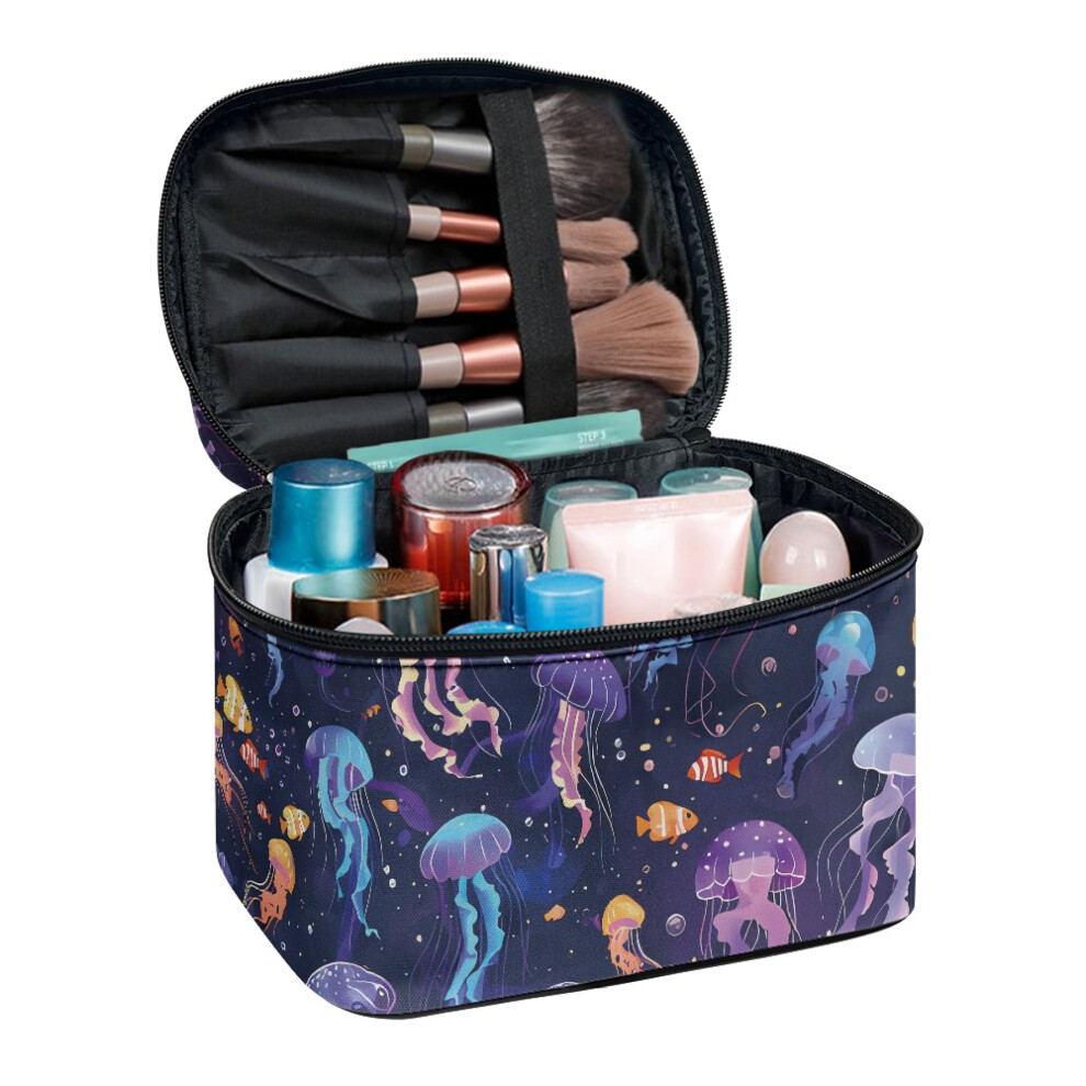 Cosmetic Toiletry Bag Polyester Lightweight 1 Pack