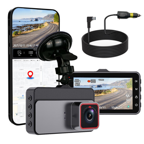 WiFi Dash Cam1080P Οθόνη 3 ιντσών με αισθητήρα G