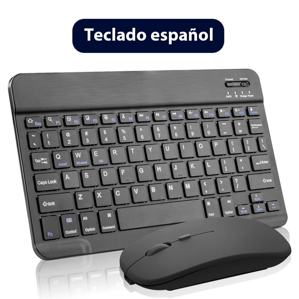 Mini Bluetooth Keyboard And Mouse Set Spanish Russian 971050412498