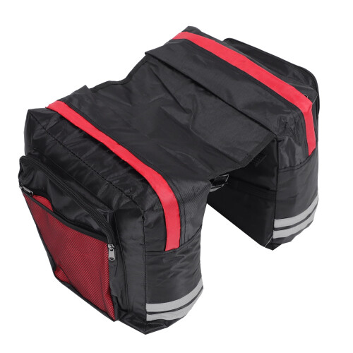 Bike Front Basket Handlebar Bag Double Pannier 20L