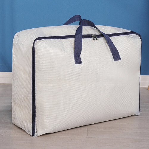 Clear Zippered Comforter Storage Bag 105L 27.6x19.7x11.8 in