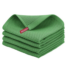 Cotton Dish Cloths Weave Soft and Absorbent Dish Towels 4 Pack Dish Rags 13.4 X 13.4 Inches Dishcloths for Kitchen Washing Dishes, 4*Towel