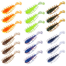 18Pcs Simulation Sea Cucumbers Bait Fishing Lures Topwater Lures 4 TPE US