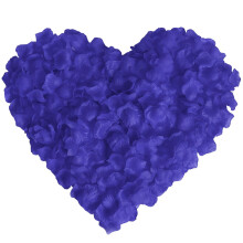 100pcs Artificial Silk Rose Petals (Red/Blue) for Wedding, Proposal, Anniversary – Compatible with Floral Decor