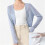 Women's Khaki Thin Knit Cardigan Long Sleeve 5