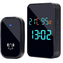 Doorbell alarm clock hygrometer all-in-one wireless doorbell
