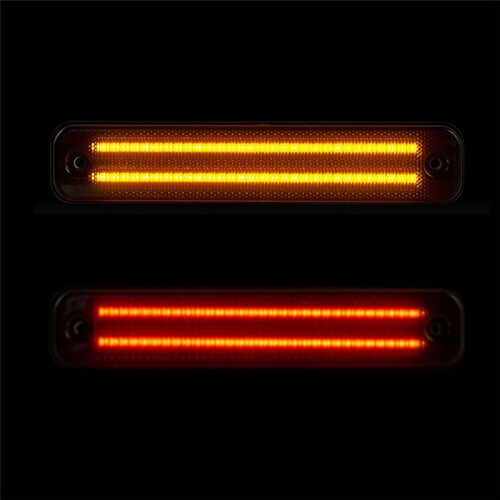 4PCS Smoked Shell Car Front Rear LED Side  Light for  H2 2003-2009 Double Row Light 2