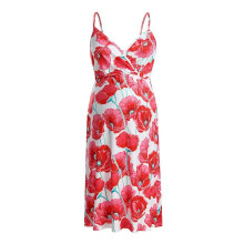 Maternity Clothes for Women Women‘S Sleeveless Sling Dress Printing Dress Pregnancy Gown for Breastfeeding