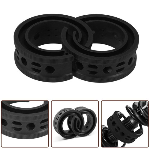 2pcs Rubber Car Coil Spring Buffer Shock Absorber Replacement Part Kit