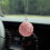 Pingente para espelho retrovisor de carro com strass de cristal (1 peça) 1