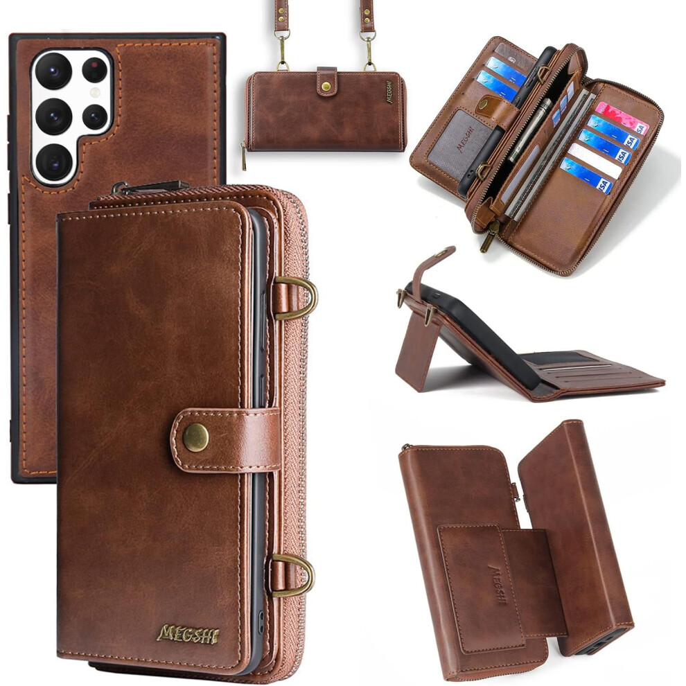 Samsung Galaxy S22 Ultra Wallet Case With 13 Card Slots And 937196032907