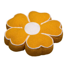 Daisy Pillow Pastel Yellow 15.7 Inch Flower Shape