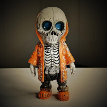 Halloween Skeleton Statues, Skull Statue for Christmas Gift, Home Decoration, Spooky Home Decor, Style A