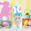 Easter Gnome Decor Fluffy Bunny Plush 15.7 inch 7