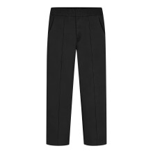 Boys' Chino School Pants Black Straight Fit Ages 4-5