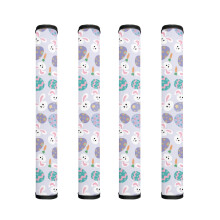 Neoprene Refrigerator Door Handle Covers, 4 PCS – Compatible with Fridge & Dishwasher, Easter Rabbit/Carrot Design