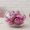 Heart Ornaments Red Pink Silver 24PCS Glossy Baubles 4