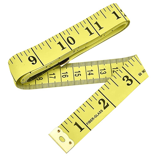 Soft Body Measuring Tape Dual Scale Flexible Sewing Ruler