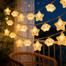 10 LED Nebulas Atmospheric Lights Room Decoration Festival Children's Room Decoration Camping Tent Colorful Light String(U,Plastic)