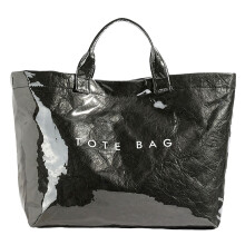 Women's PVC Tote Handbags Shoulder Bag Winter Fall Fashion Kraft Paper Tote Bag Y2K Large Shopping Bag