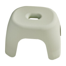 Tabouret de toilette bas avec base antidérapante (1 pièce)