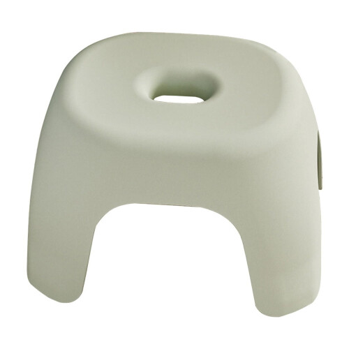 Tabouret de toilette bas avec base antidérapante (1 pièce)