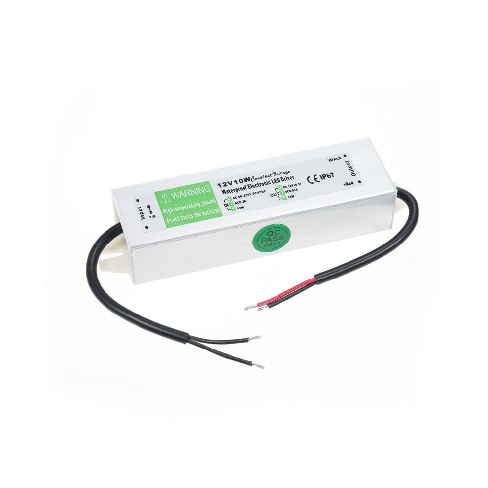 Ip67 Waterproof Led Driver 12V 10W Ac90-250V To Dc12v Light 962125730012
