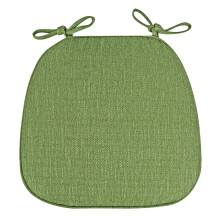 1PC U-Shaped Chair Cushion 17"x16", Zippered & Removable Cover, Machine-Washable, Non-Dining Chair Pad (Army Green)